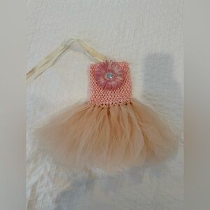 Cream and pink tutu dress size Newborn